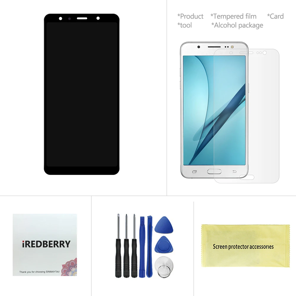 6,0 ''ЖК-дисплей для samsung Galaxy A7 SM-A750F A750F A750 ЖК-дисплей сенсорный экран дигитайзер в сборе для samsung A750FN