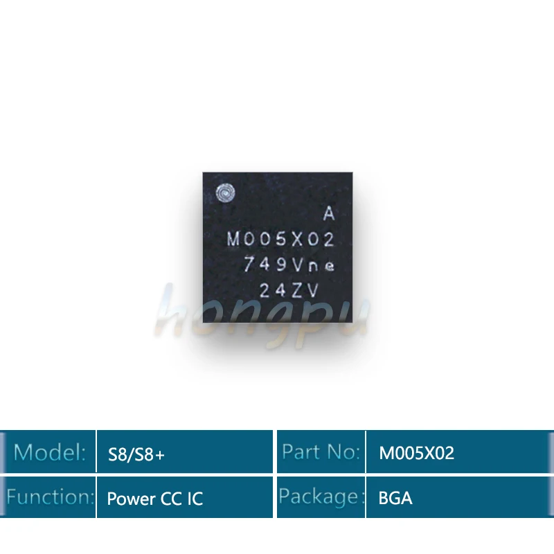12 шт./лот M005X02 Малый CC микросхема питания для samsung C9000 C900F S8 S8