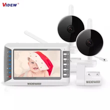 VIDEW 1080P Baby Monitor 4.3 Inch Screen HD Surveillance Camera 2MP IR Night Vision Security Camera Two-way Audio Baby Camera