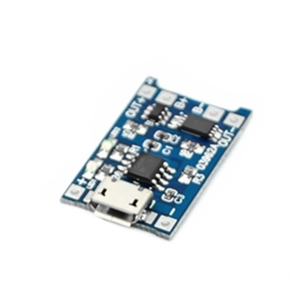 Type-c/Micro USB 5V 1A 18650 TP4056 модуль зарядного устройства литиевой батареи зарядная плата с защитой двойные функции 1A li-ion - Цвет: 18650 MICRO