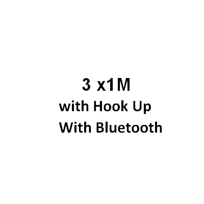 3*3 м USB светодиодный светильник для занавесок и окон с крючками 300 светодиодный s струнный Сказочный светильник гирлянда «сосульки» Рождественская Свадебная лампа Декор - Испускаемый цвет: 3 x1M Bluetooth