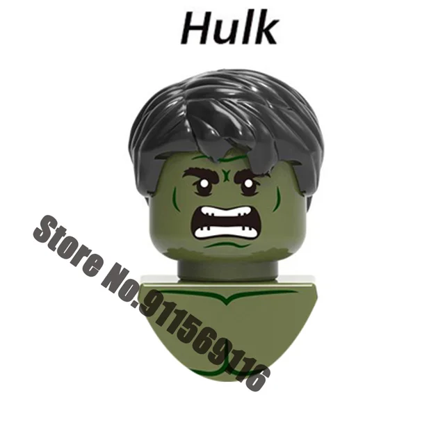 Superhero Building blocks Loki Sylvie Iron Man Spiderman Hulk Thor Captain America Venom Groot Thanos Vision Falcon Deadpool Toy A-X1155