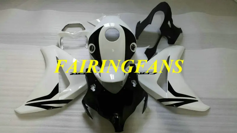 Инжекторный комплект для HONDA CBR1000RR 08 09 10 11 CBR 1000 RR CBR 1000RR 2008 2011 черно белые Обтекатели Кузов+ подарки HM26