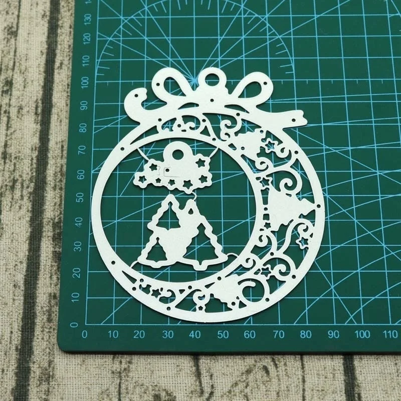 Matrices de découpe en métal, pochoir d'halloween pour bricolage, Scrapbooking, modèle de carte