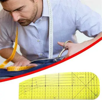 

Ironing Ruler Patchwork Tailor Craft DIY Stitching And Sewing Supplies Measuring Tool Tailor Ruler Tool Accessories Home Use