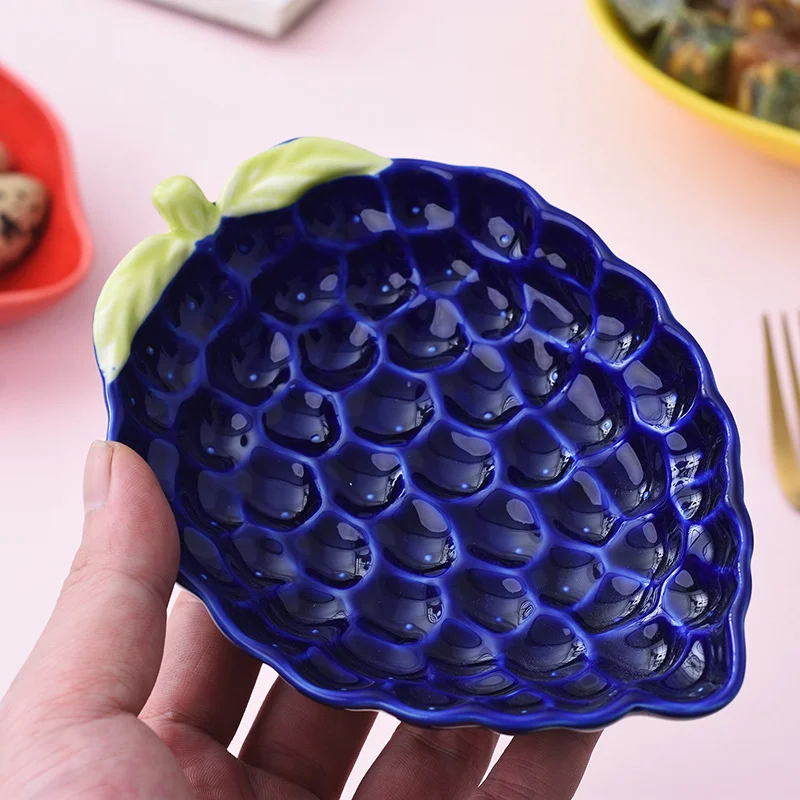 Милая керамическая Салатница в форме авокадо блюдо лотки для хранения фруктов