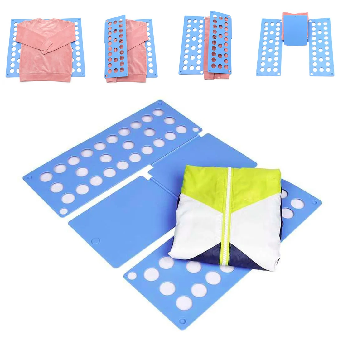 Child/Adult Quick Folding Board Shirt T-shirt Storage Plastic Material Safe and Non-toxic Simple Operation | Дом и сад