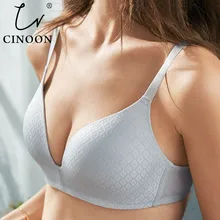 CINOON, сексуальные бюстгальтеры для женщин, пуш-ап, нижнее белье, бесшовный бюстгальтер, без косточек, без косточек, без спинки, с глубоким вырезом, женское нижнее белье