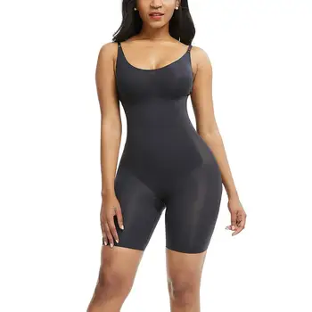 

Bikitique Slimming belt tummy shaper Full Body shaper waist trainer butt lifter reductive Adjustable strips Big Size Bodysuit