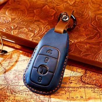 Car Key Case Cover portachiavi per Mercedes Benz classe A C E S W221 W177 W205 W213 Car-Styling Holder Shell portachiavi accessori