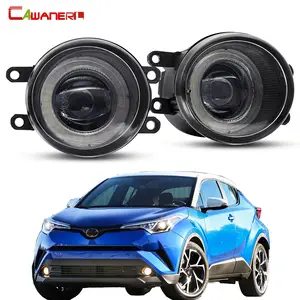 Für Toyota CHR Front Foglight Abdeckung Nebel Lampe Rahmen Zubehör C-HR ABS  Carbon Faser Stil Auto Styling 2018 2019 2020 - AliExpress