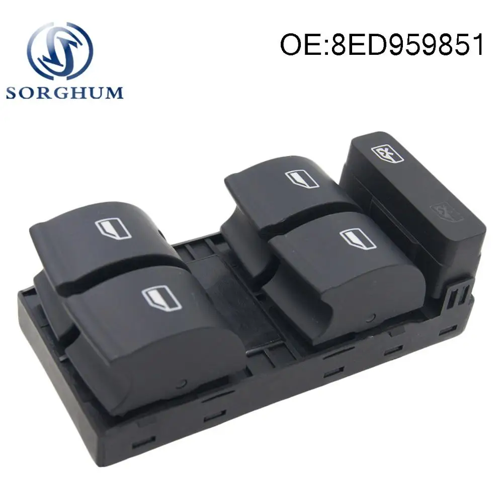 Electric Master Window Control Switch Driver Side 8ED959851 8E0959851B For Audi A4 B6 B7 | Автомобили и мотоциклы