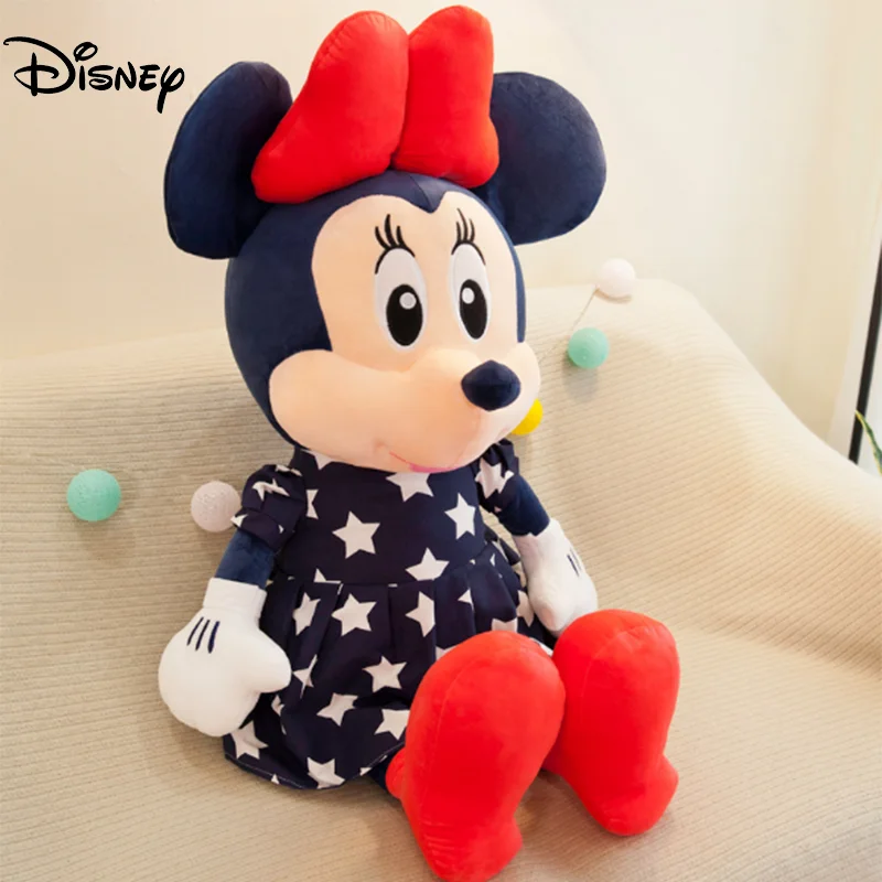 35/45/55cm Disney Stuffed Toys Mickey&Minnie Mouse Plush Dolls for Baby Birthday Wedding Gifts Toys for Children Kids