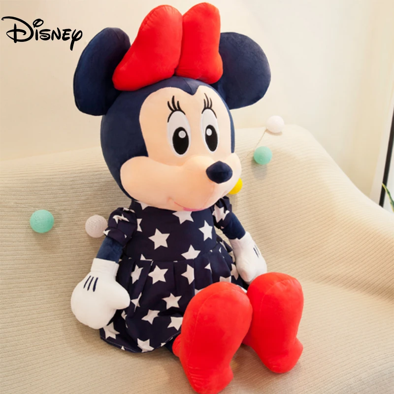 Jouets En Peluche Disney Mickey Minnie Mouse 35 45 55cm Poupees Pour Bebes Cadeaux D Anniversaire Et De Mariage Pour Enfants Aliexpress