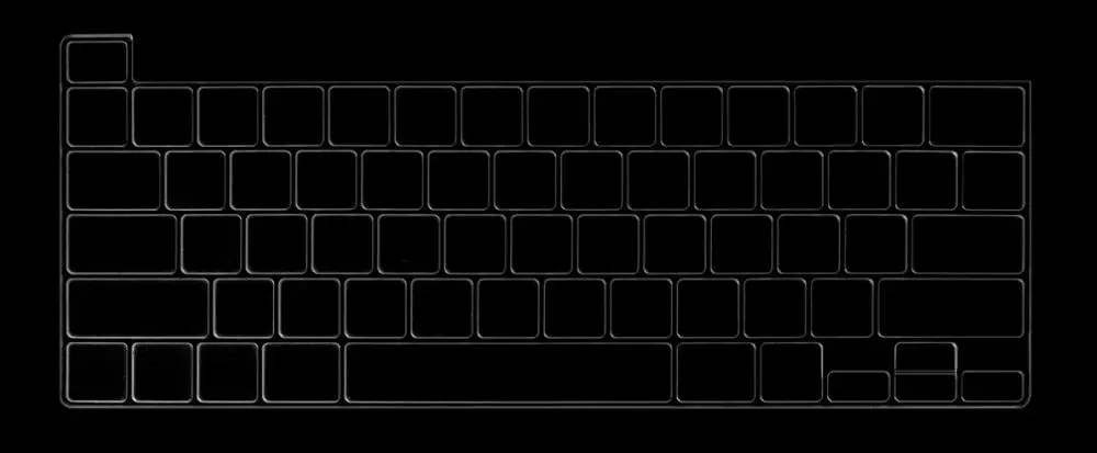 Для MacBook Pro 16 дюйм чехол для клавиатуры, США/ЕС введите ТПУ Клавиатура Обложка протектор кожи для нового MacBook Pro 16 выпуска A2141 - Цвет: US Enter version