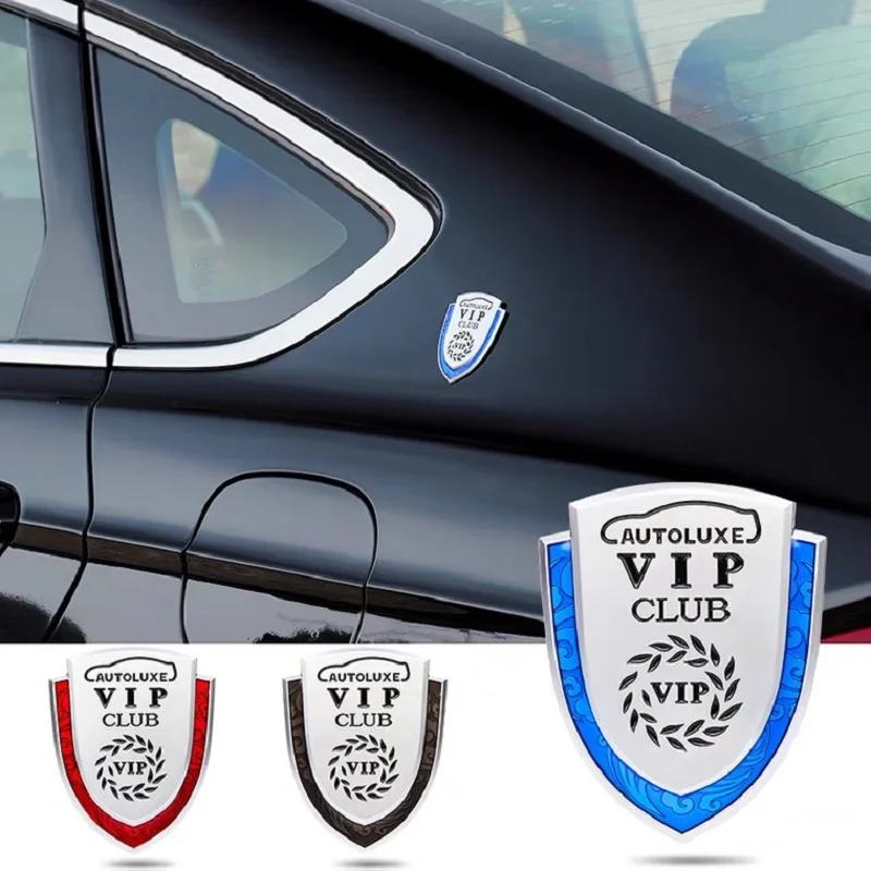 VIP Auto-Aufkleber für den Kofferraum Farbe Name: 2, Stil: Für Honda kompatibel mit BMW Buick Jaguar Honda Toyota Nissan Mitsubishi Peugeot Logo 4.8 3D Metall Kofferraum Logo