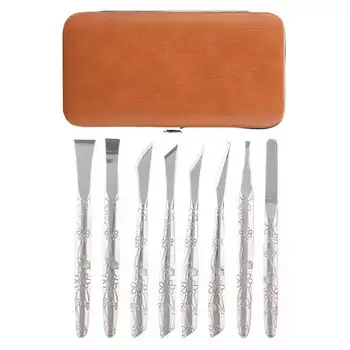 

Ingrown Nail Heel File 8pcs Stainless Steel Foot File Dead Skin Horny Remover Foot Callus Shaver Pedicure Tool Set Pedicure