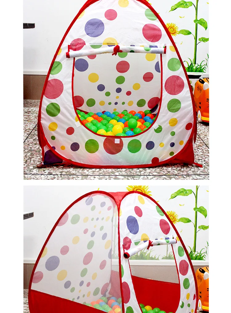 Kakuniao bi KID'S палатка забавная точечная Игровая палатка крытый Открытый складной детский океан мяч бассейн игра