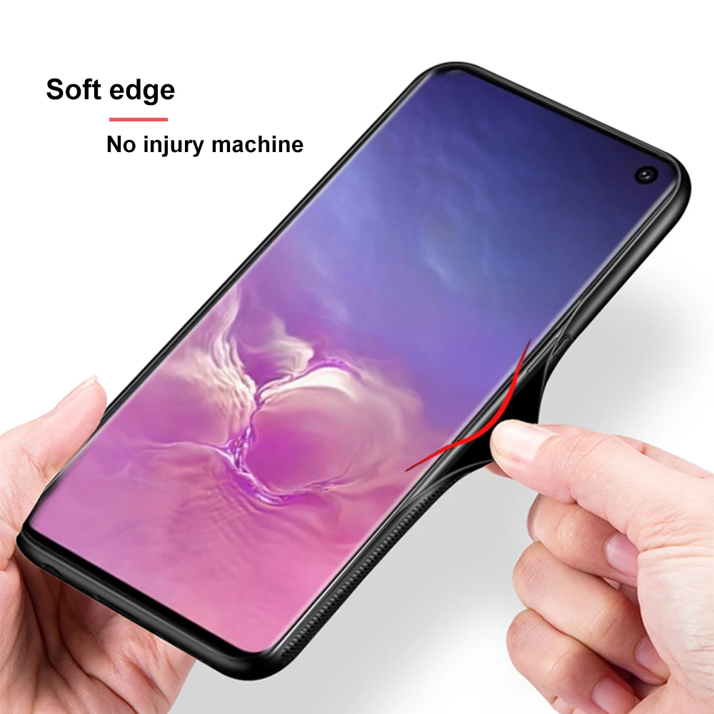 Чехол для телефона ciciber для samsung Galaxy S10 S9 S8 S7 Note 10 9 8 Plus S10e S10+ чехол из закаленного стекла с краями и цветочным принтом в виде Королевского сердца