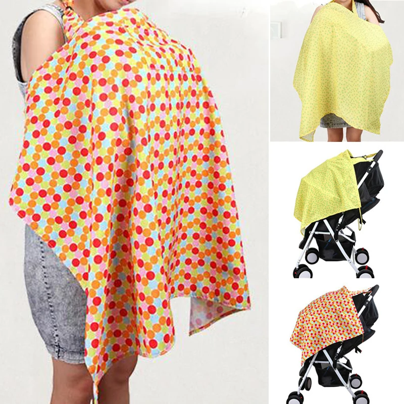 Breastfeeding Cover Baby Infant Breathable Cotton Muslin Nursing Cloth L large Size Big Mummy Feeding cover 67*100 | Мать и ребенок
