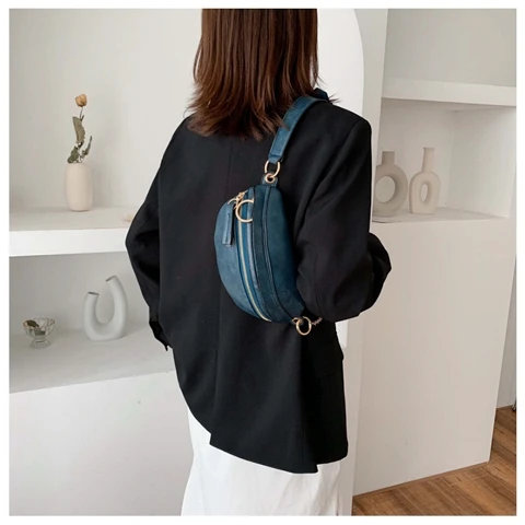 

Popular High Sense Bags Women's Bags New 2020 Net Red Spring Summer Texture Crossbody Wild Belt Bags Tide ins