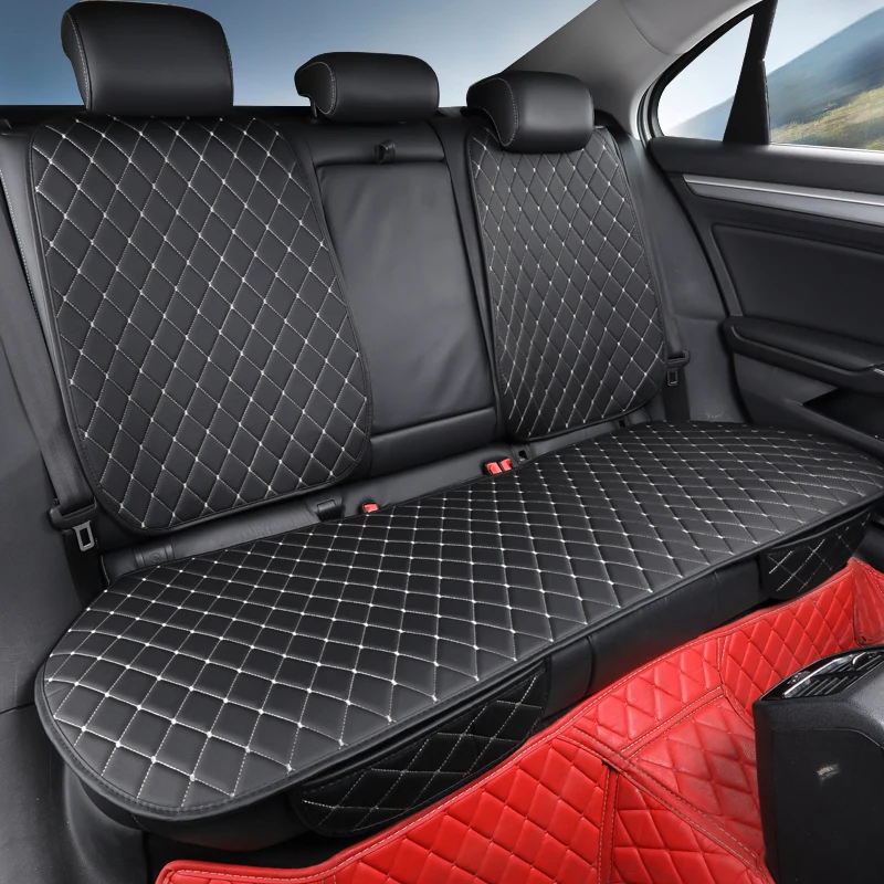 

Car seat cushion Pu front seat cushion and backrest split seat cushion comfortable and breathable four seasons universal car sea