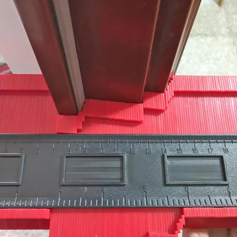 

Woodworking Plastic Profile Gauge Copy Duplicator Contour Tile Excellent ABS Plastics Prolonged Durable Woodworking Tools