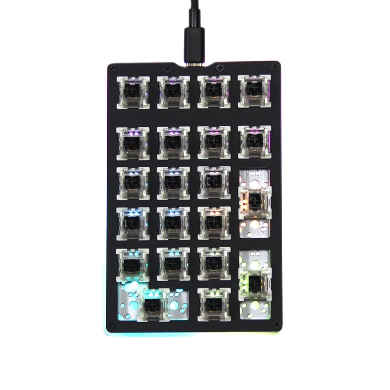 Através do Teclado Macro 21 Chave Numpad Função Macrópad Rgb Backlight Outemu Siwtch Troca Quente Através de Programação Teclado Mecânico Macos - Imagem 5