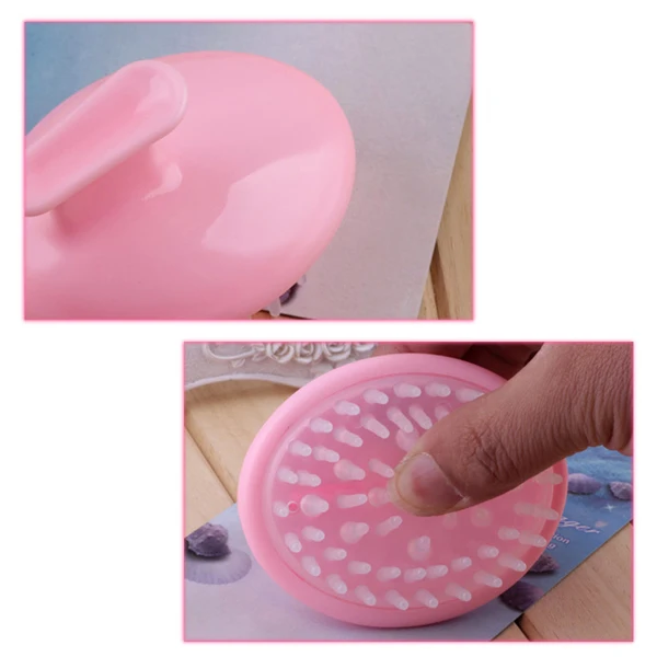 1 Pc Silicone Shampoo Head Massage Hair Comb Shower Brush Hairs Care Spa Manual Head Scalp Combs for Men Women Hair Washing