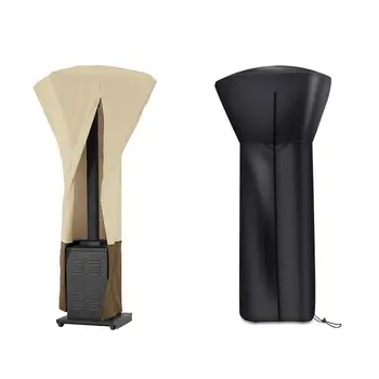 

210D Oxford Cloth Outdoors Heater Waterproof Dust Cover Tabletop Umbrella Sun-protective Heater Cover For Four Seasons
