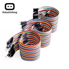 Dupont Line 120 шт/3* 40pin 10 см/20 см/30 см мужчин и женщин, женщин и женщин Перемычка провода Dupont кабель для Arduino