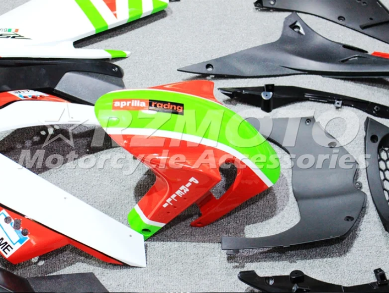 Литьевая Форма ABS Обтекатели комплект подходит для Aprilia RSV4 1000 2009- 09 10 11 12 13 14 на заказ красный белый