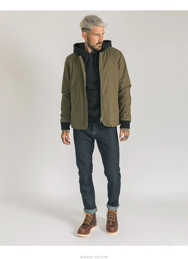 2019aw N1 MA-1 флисовая подкладка хлопок саржа летная Куртка бомбер для мужчин зимняя винтажная армейская зеленая панк Рабочая мотоциклетная трендовая