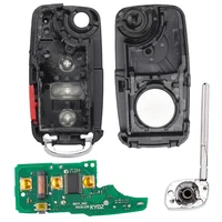 กุญแจรีโมทไร้สาย KEYECU รุ่น Proximity 5K0837202BP สำหรับรถยนต์ Volkswagen VW Jetta Passat ปี 2015 2016 2017 2018 2019 รุ่น NBGFS93N ความถี่ 315MHz MQB48 4