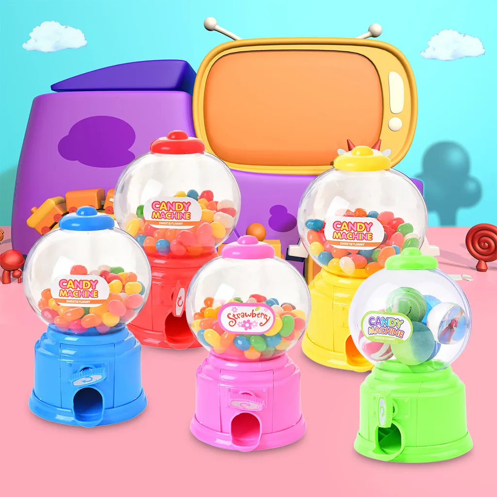 

Mini Cute Twists Candy Machine Dispenser Coin Saving Bank Money Storage Toys M0923
