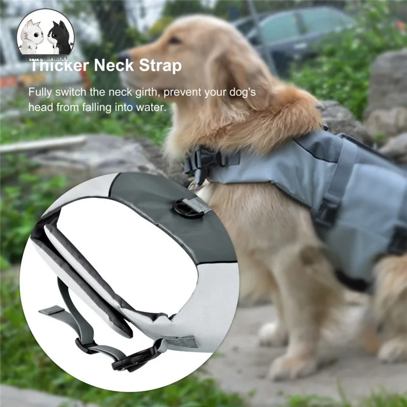 Собака спасательный жилет Большая одежда для собак шлейка купальный собака