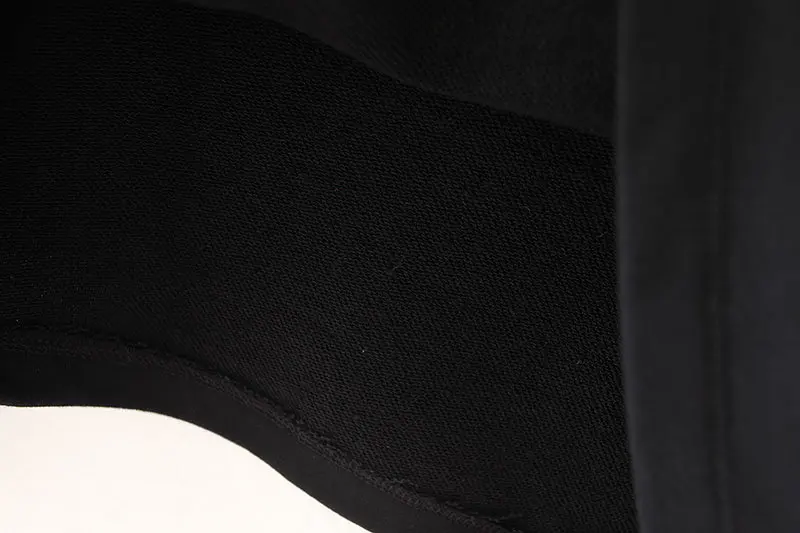 Винтажные черные толстовки для женщин с бантом и круглым вырезом, пуловер с длинными рукавами, Повседневная Свободная кофточка sudadera mujer XZWM19176