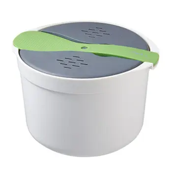 

Multifunctional Microwave Double-layer Rice Cooker Steamer Home Kitchen Cookware 203F