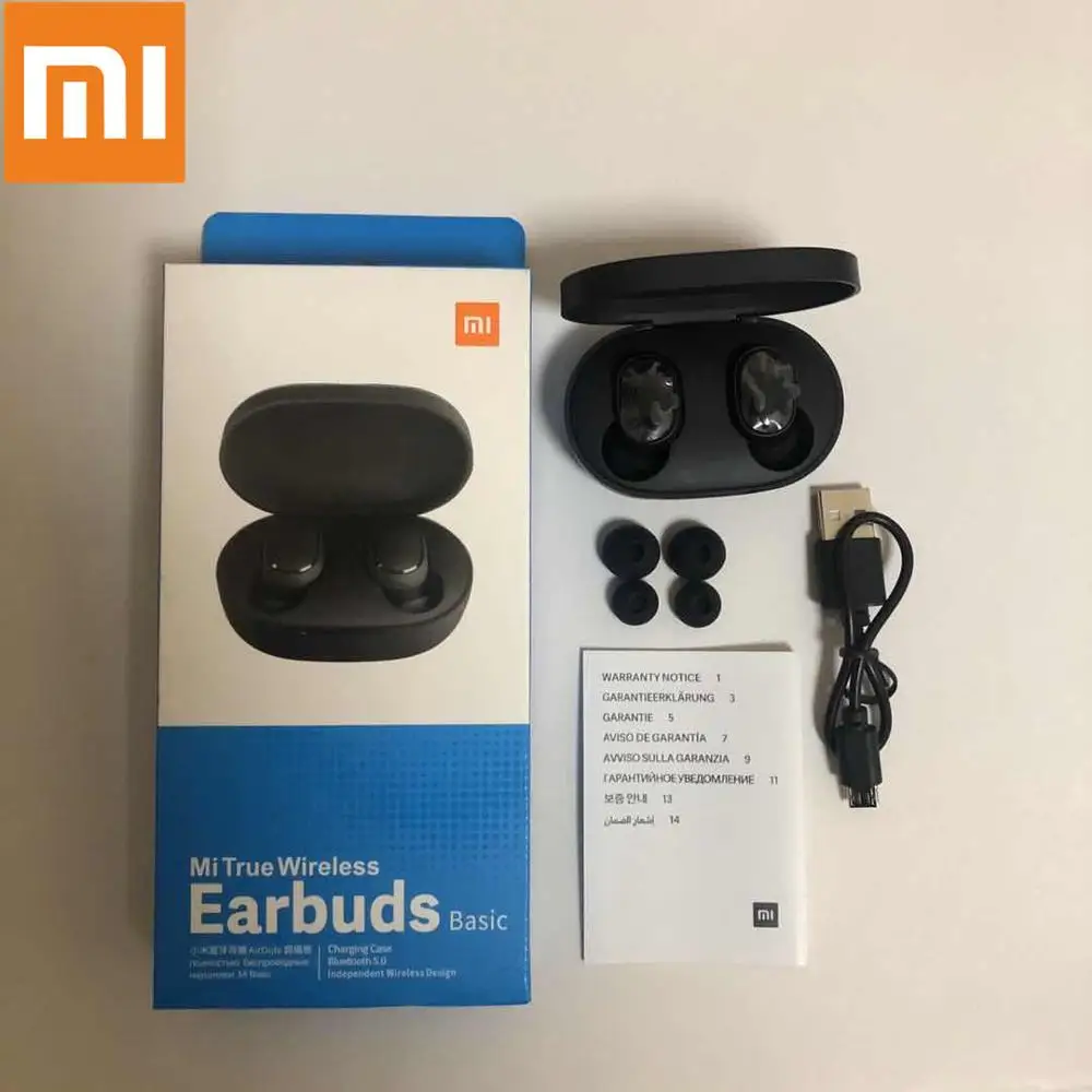 Наушники беспроводные Xiaomi Redmi AirDots стереогарнитура с ИИ управлением