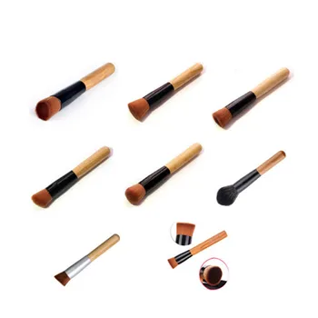 

1PCS Professional Makeup Brushes Wooden Handle Powder Concealer Liquid Foundation Make up Tools Beauty Cosmetics Brusher