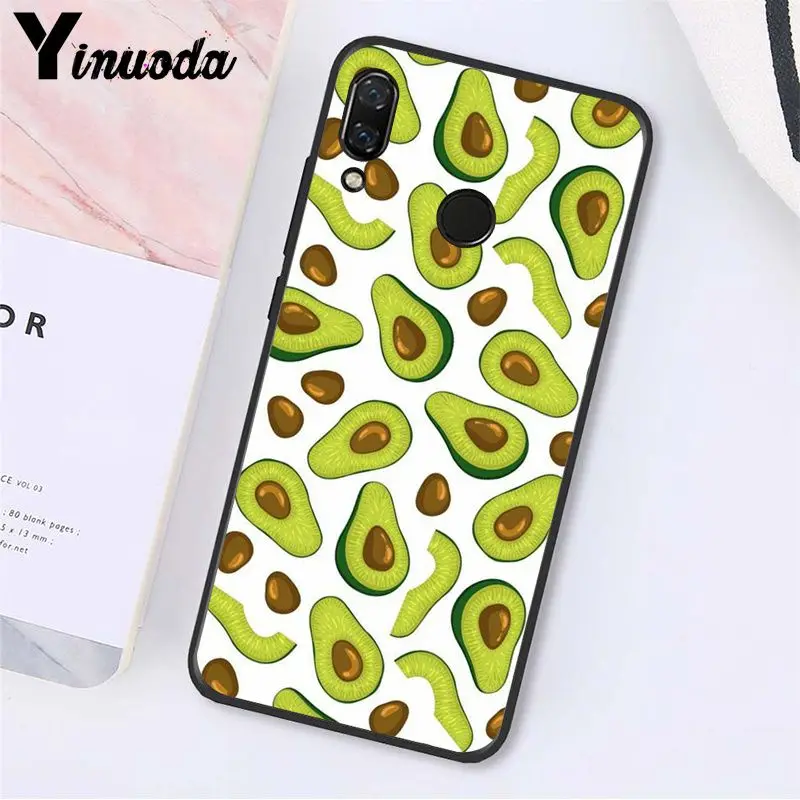Yinuoda авокадо эстетический Gteen фрукты еда чехол для телефона для Xiaomi Redmi Note 7 5 4 Redmi 5plus 6A Note8 4X Note8Pro