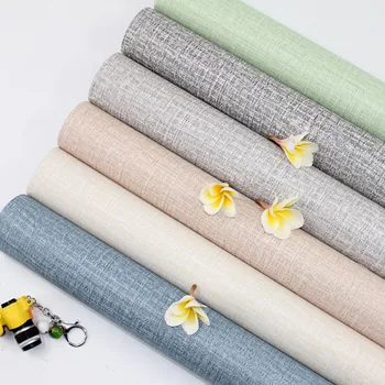 

3m/5m/10m Cloth Self Adhesive Wallpaper Removable Living Room Bedroom Oil Proof PVC Wall Sticker Paper Roll Home Decor