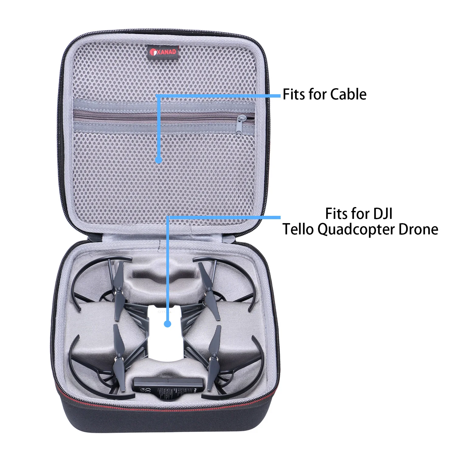 Жесткий чехол XANAD EVA для дрона квадрокоптера DJI Tello
