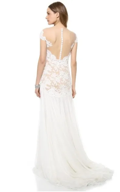 casamento vestido de noiva новое модное сексуальное длинное свадебное платье с открытой спиной и кружевной аппликацией платья для подружек невесты