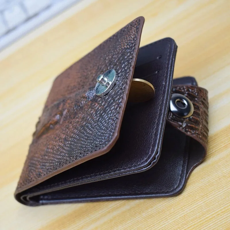 

Fashion Crocodile Skin Wallet Crocodile Clutch Purse Pocket Wallet Leather Men Wallet Billeteras Masculinas Porta Moedas