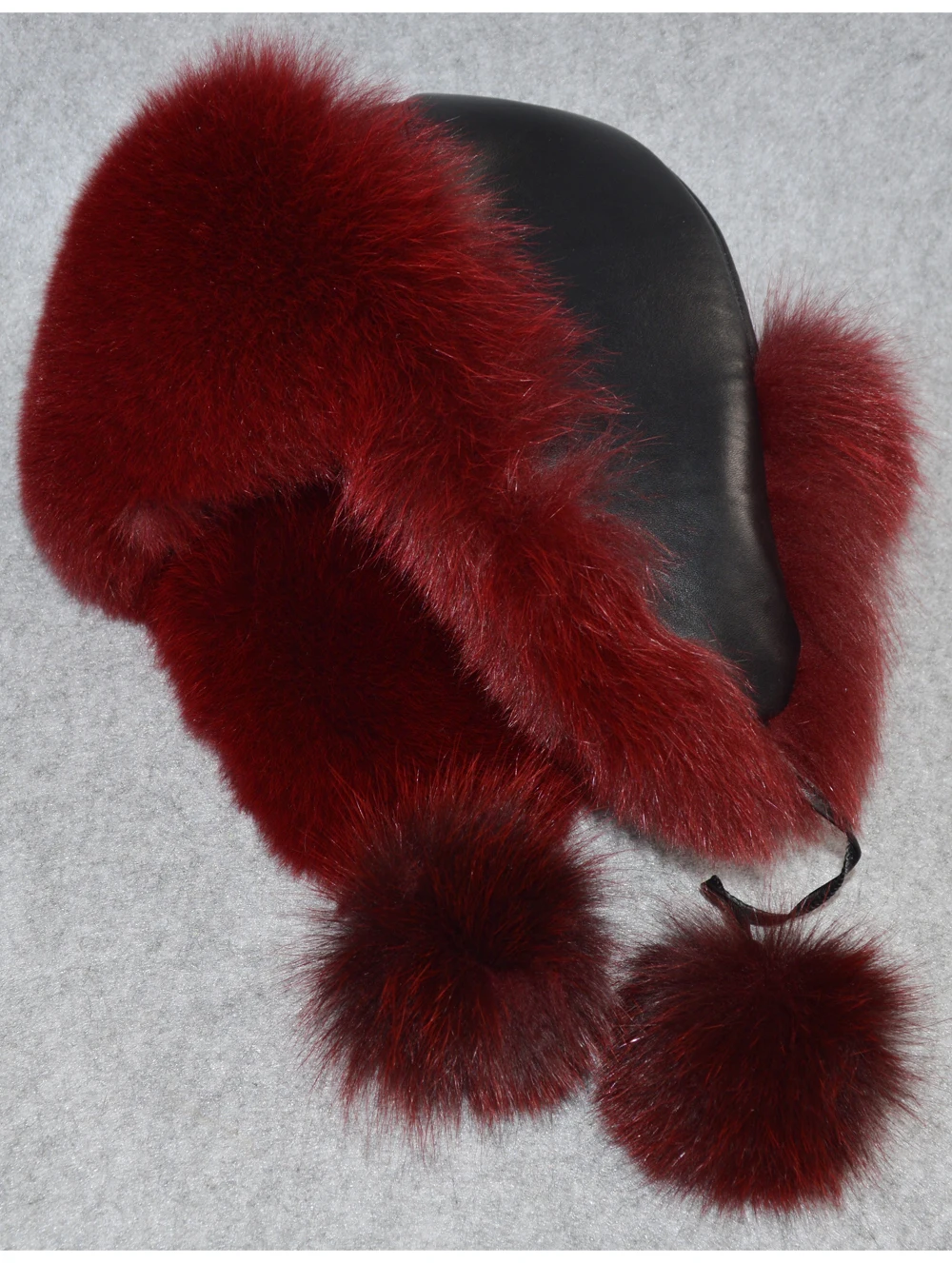 Натуральный Лисий мех шапки-бомберы зимние теплые женские пушистые шапки-ушанки из меха лисы Роскошные качественные женские шапки из натуральной кожи