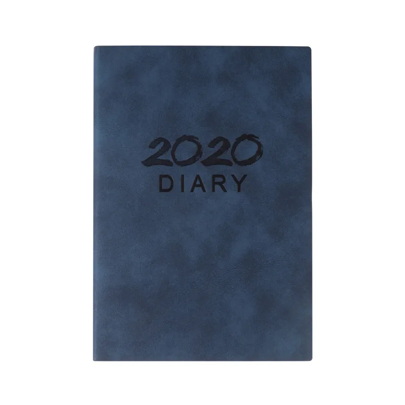 dark blue Записная книжка, записная книжка, канцелярские принадлежности, записная книжка, календарь, планировщик, может быть настроен логотип - Цвет: dark blue