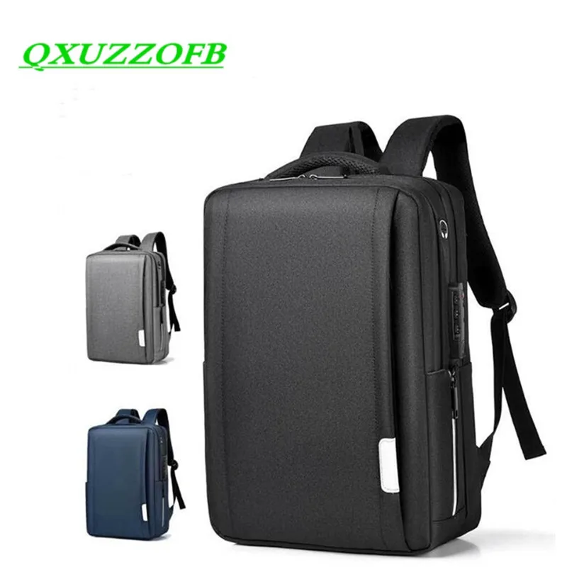 Computador Portátil Mochila 15.6 17.3 Polegada Grande Capacidade de Negócios Computador Bolsa Masculino Feminino Senha Bloqueio Anti-roubo Função Novas Vendas por Atacado