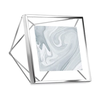 

Photo frame Geometric three-dimensional wrought iron multi-function photo frame black silver gold 4 inch 6 inch 7 inch