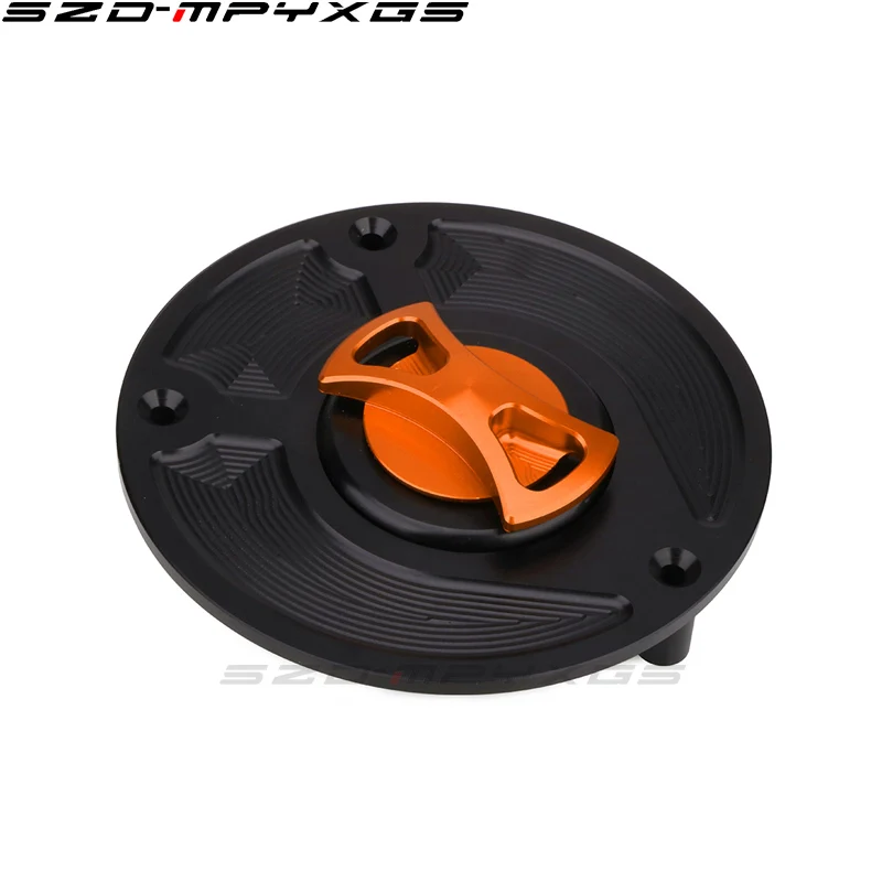 CNC keyless газовый топливный бак Крышка для HONDA CBR954RR CB600F CB900F CBR250RR CBR400RR CBR1000RR CBR 1100 1100XX Fireblade - Цвет: Оранжевый